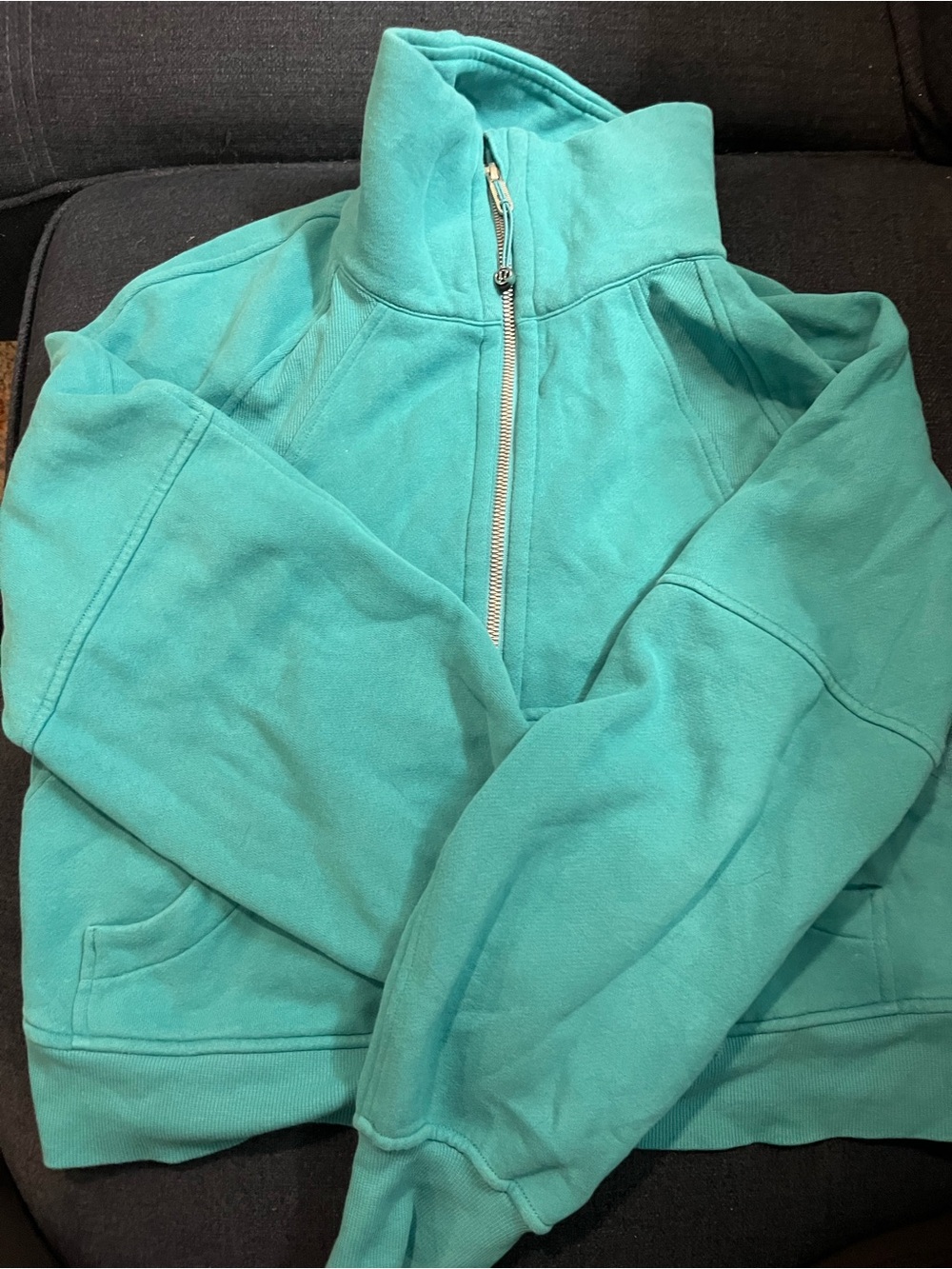 lululemon athletica Teal Half-Zip Pullover Sweatshirt